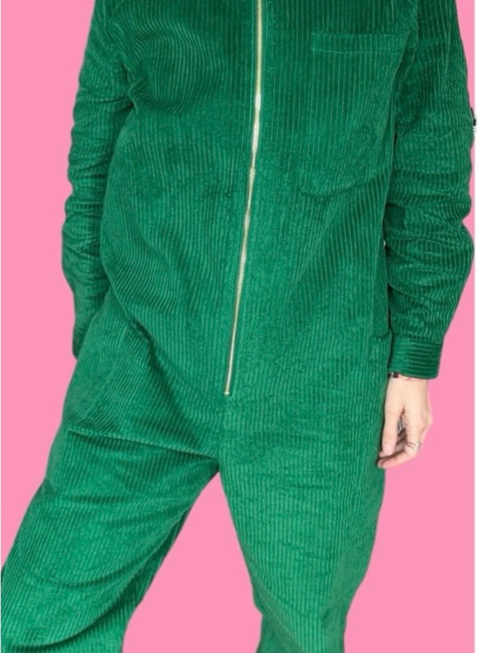 Red Sky Corduroy Forager Baggy Boilersuit